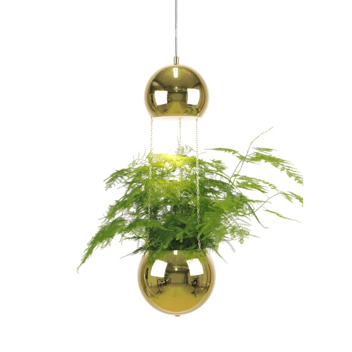Lámpara de techo con maceta Planter - latón - Globen Lighting