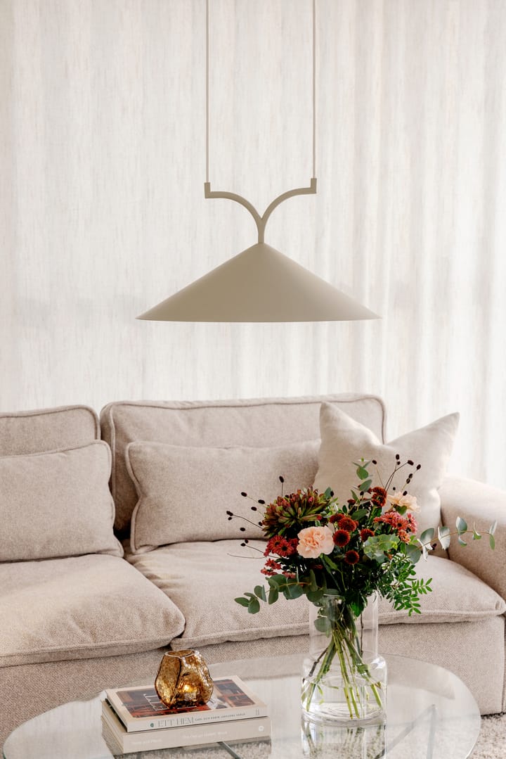 Lámpara de techo Curve 50, Beige Globen Lighting