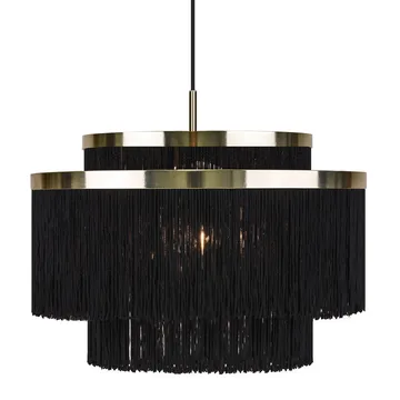 Lámpara de techo Frans - negro, latón - Globen Lighting