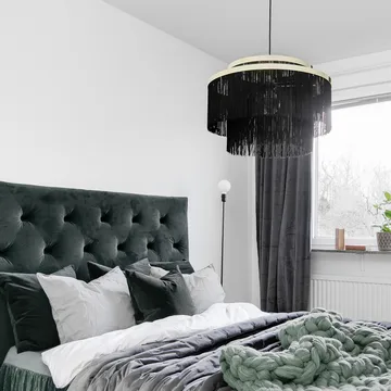 Lámpara de techo Frans - negro, latón - Globen Lighting