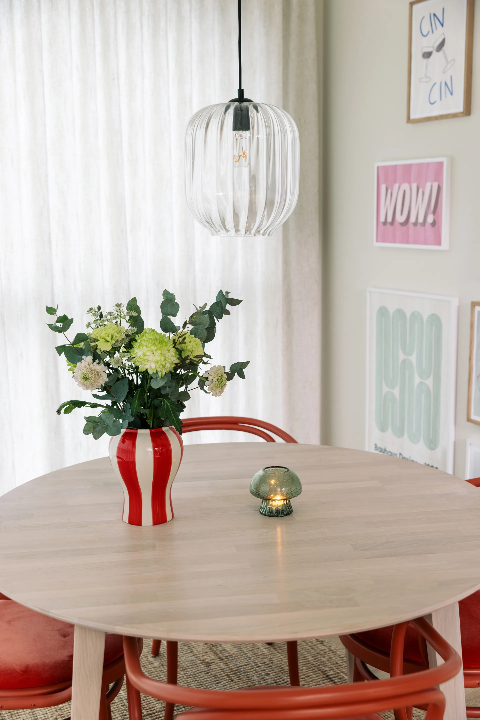 Lámpara de techo Haze Ø25 cm, Claro Globen Lighting