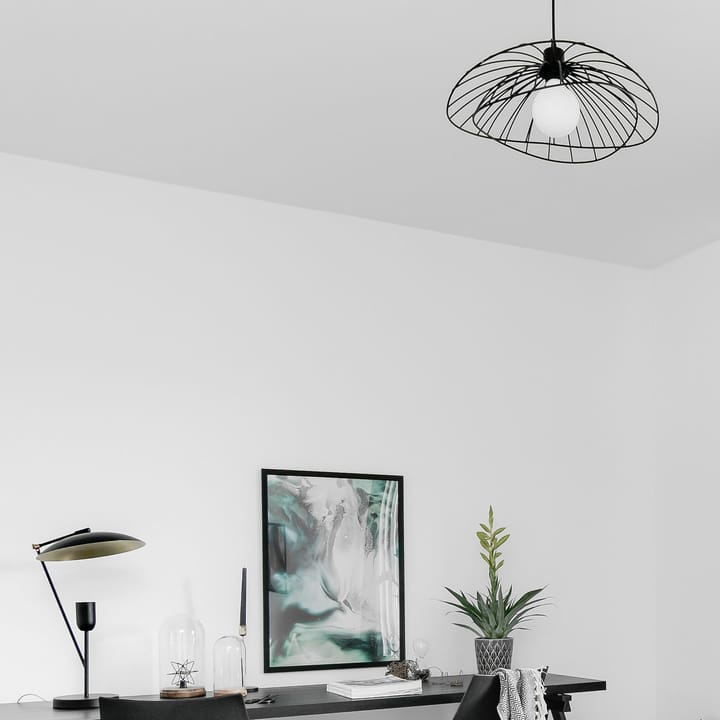 Lámpara de techo Ray Ø 45 cm, negro mate Globen Lighting