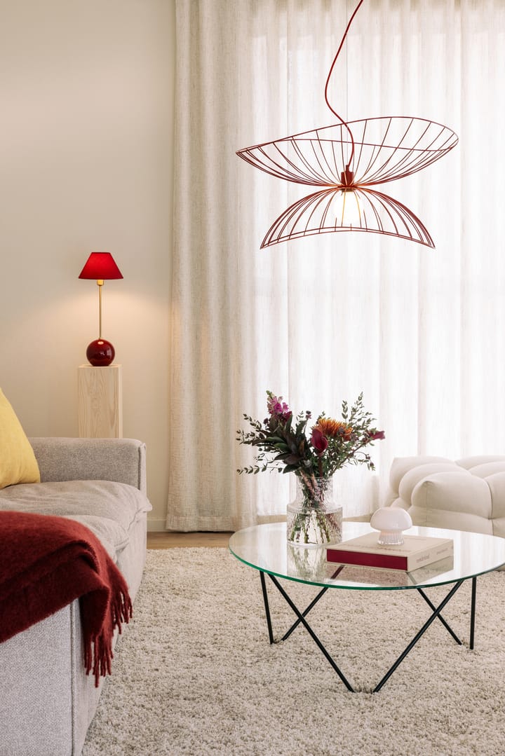 Lámpara de techo Ray Ø70 cm, Burgundy Globen Lighting