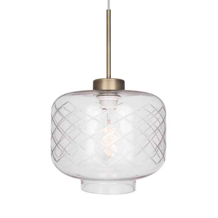 Lámpara de techo Ritz cristal pulido - latón antiguo - Globen Lighting