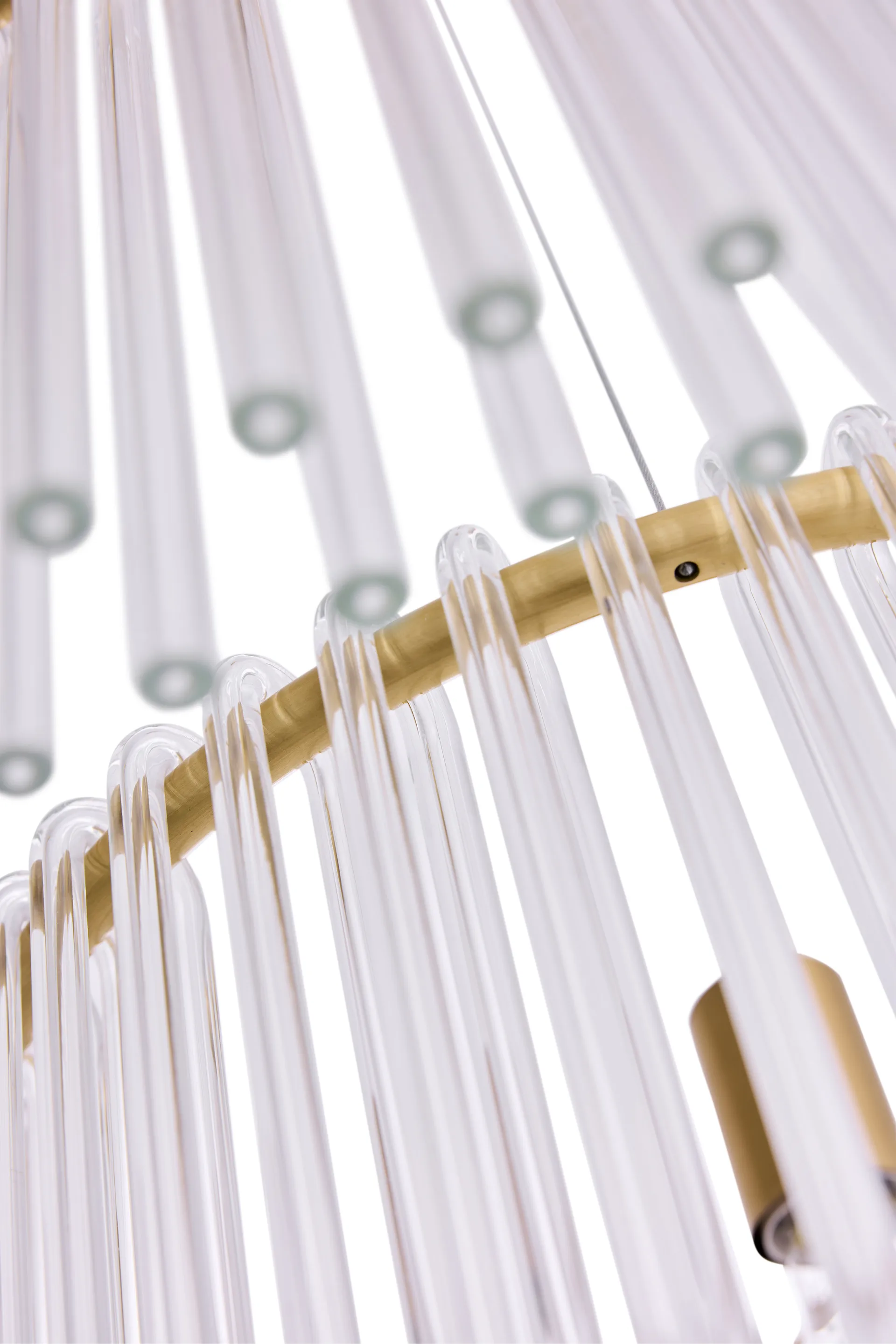 Lámpara de teco Hook 60, Latón cepillado claro Globen Lighting