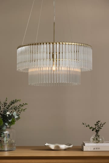 Lámpara de teco Hook 60 - Latón cepillado claro - Globen Lighting
