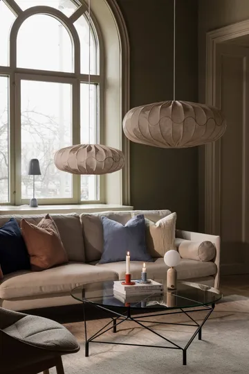 Pantalla de lámpara Bladverk Ø70 cm - Beige - Globen Lighting