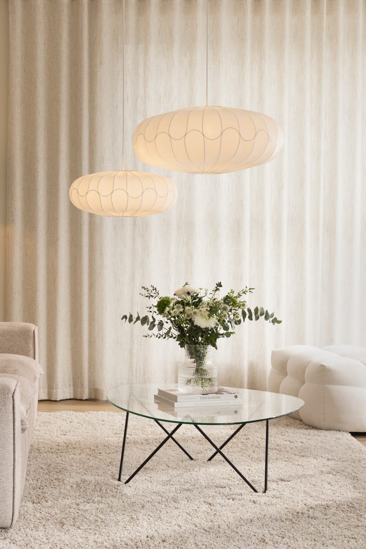 Pantalla de lámpara Bladverk Ø70 cm, Blanco Globen Lighting