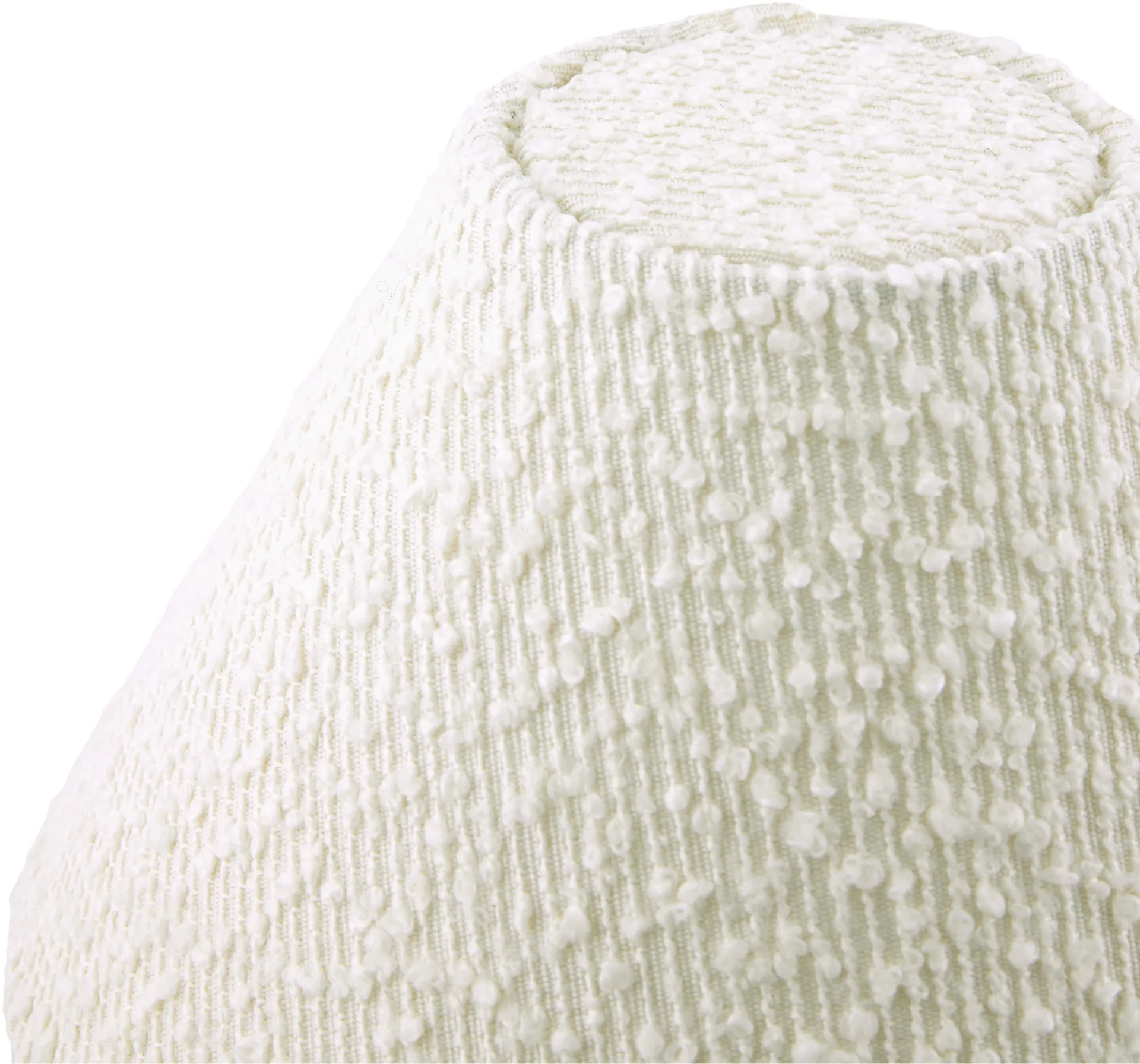Pantalla de lámpara Iris 20, Bouclé blanco Globen Lighting