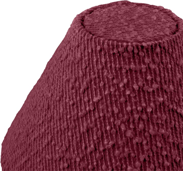 Pantalla de lámpara Iris 20, Bouclé burdeos Globen Lighting