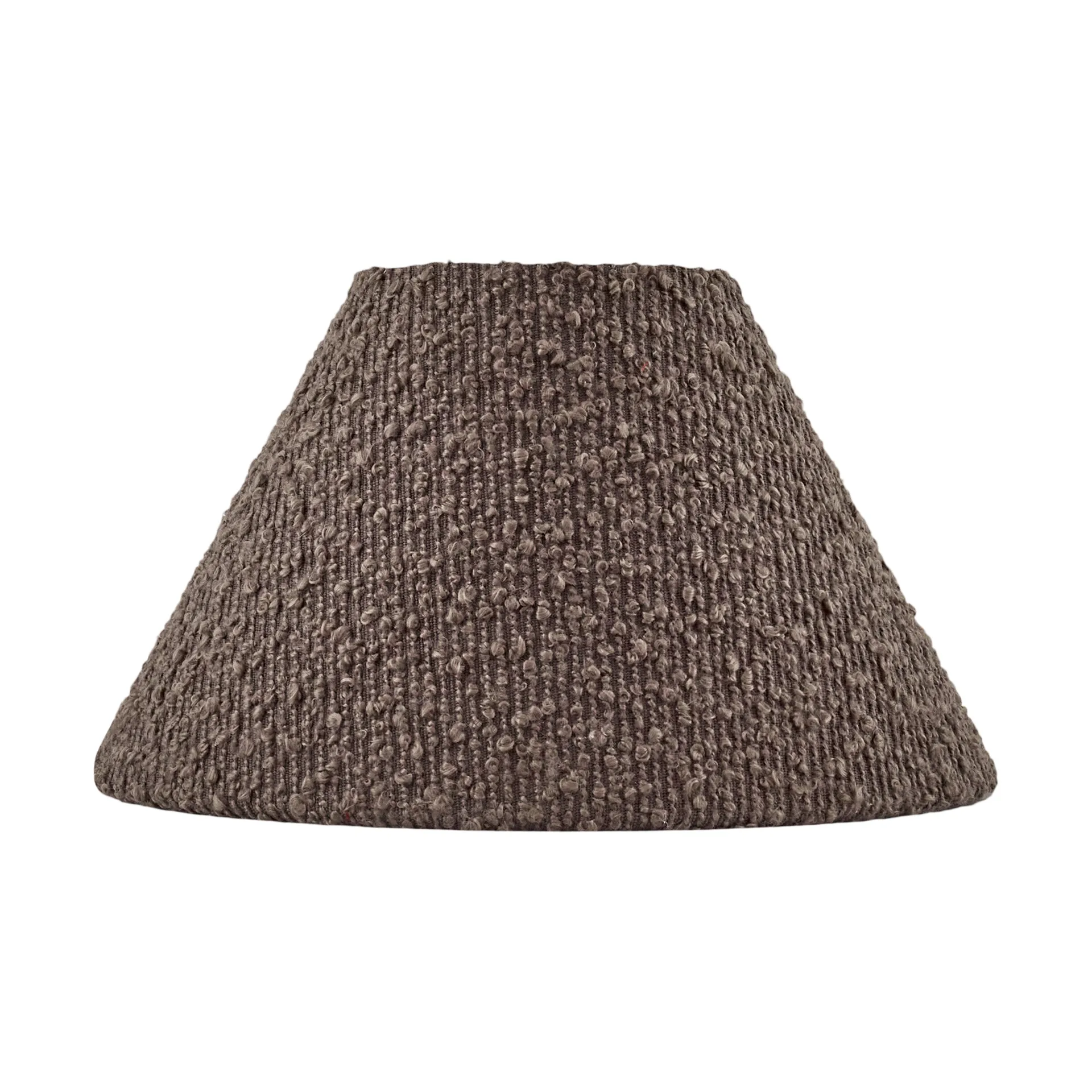 Pantalla de lámpara Iris 20, Bouclé mocha Globen Lighting