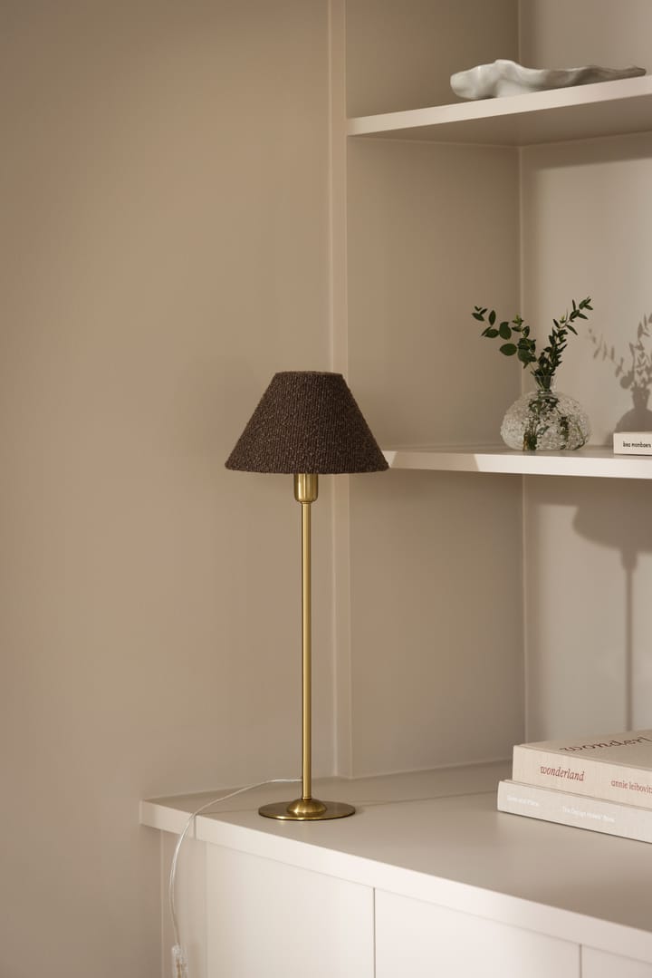 Pantalla de lámpara Iris 20, Bouclé mocha Globen Lighting