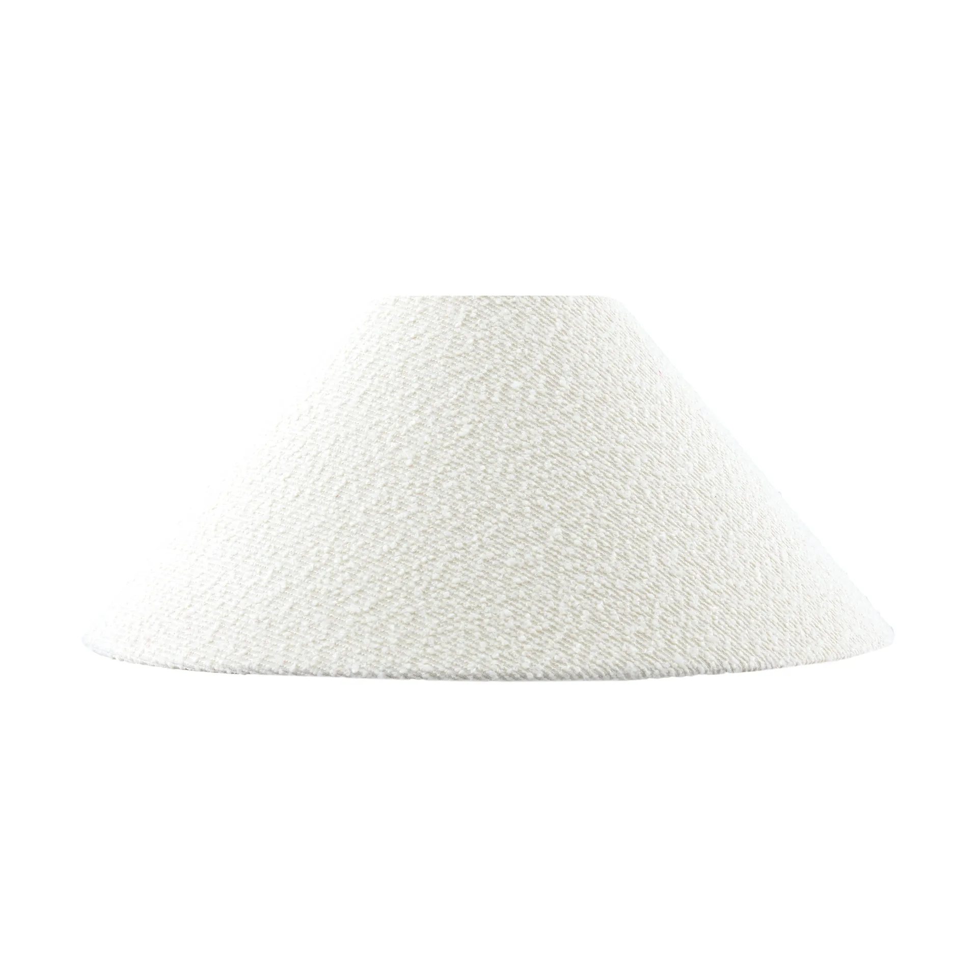 Pantalla de lámpara Iris 45, Bouclé blanco Globen Lighting