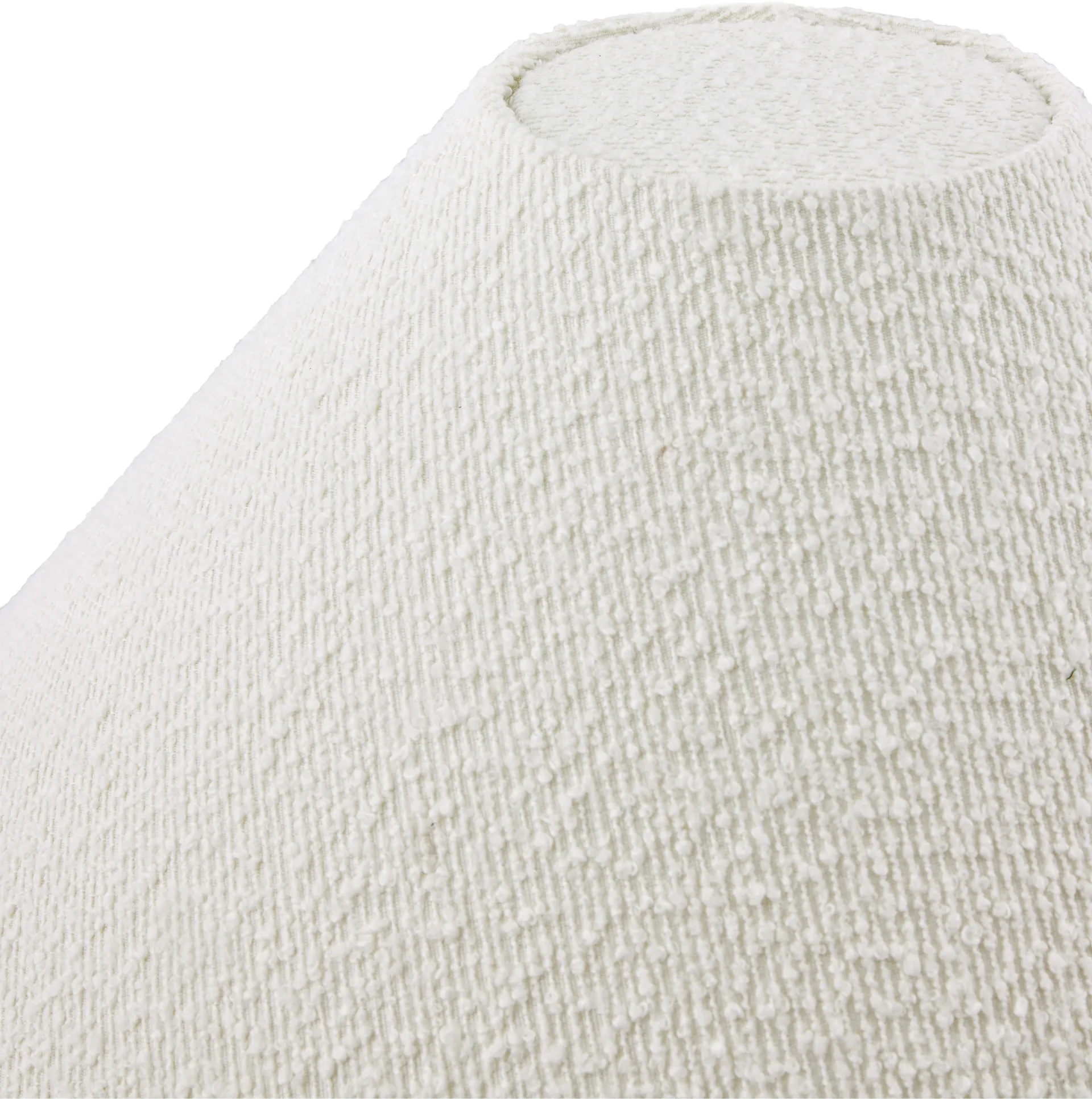 Pantalla de lámpara Iris 45, Bouclé blanco Globen Lighting