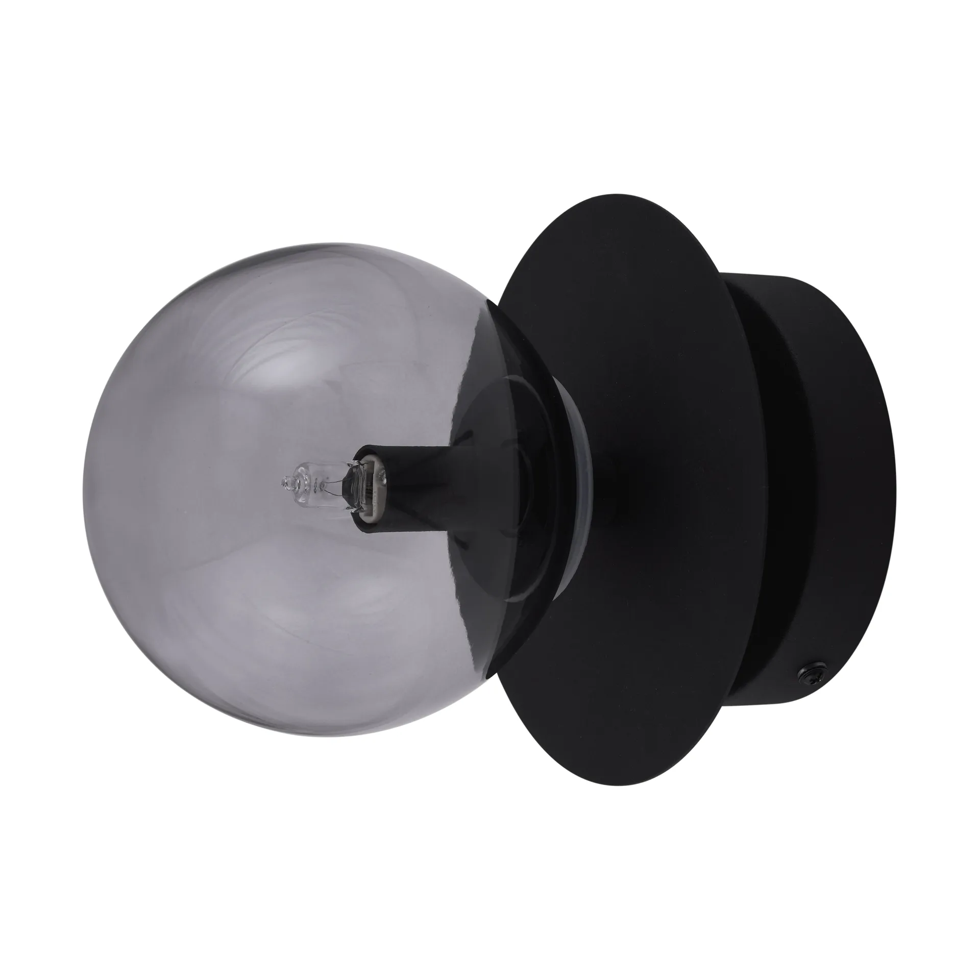 Plafón Art Deco, Negro-ahumado Globen Lighting