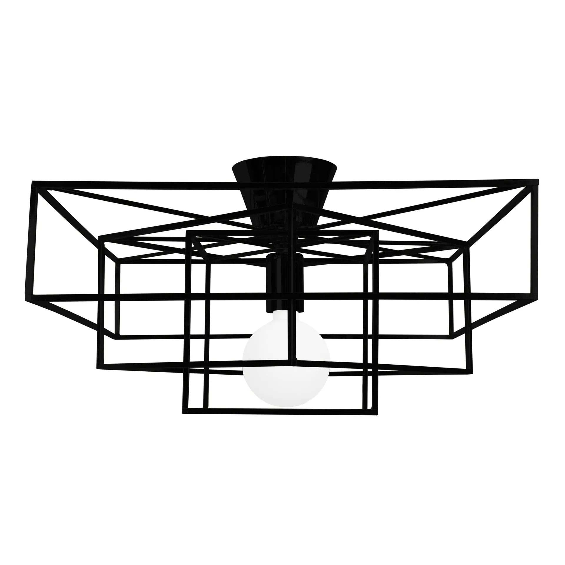 Plafón Cube, negro Globen Lighting