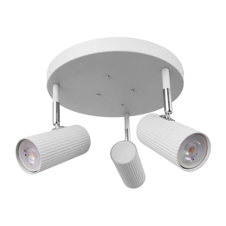 Plafón Hubble 3, blanco Globen Lighting