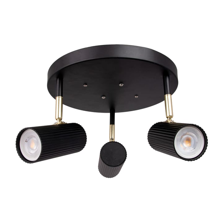 Plafón Hubble 3, negro Globen Lighting