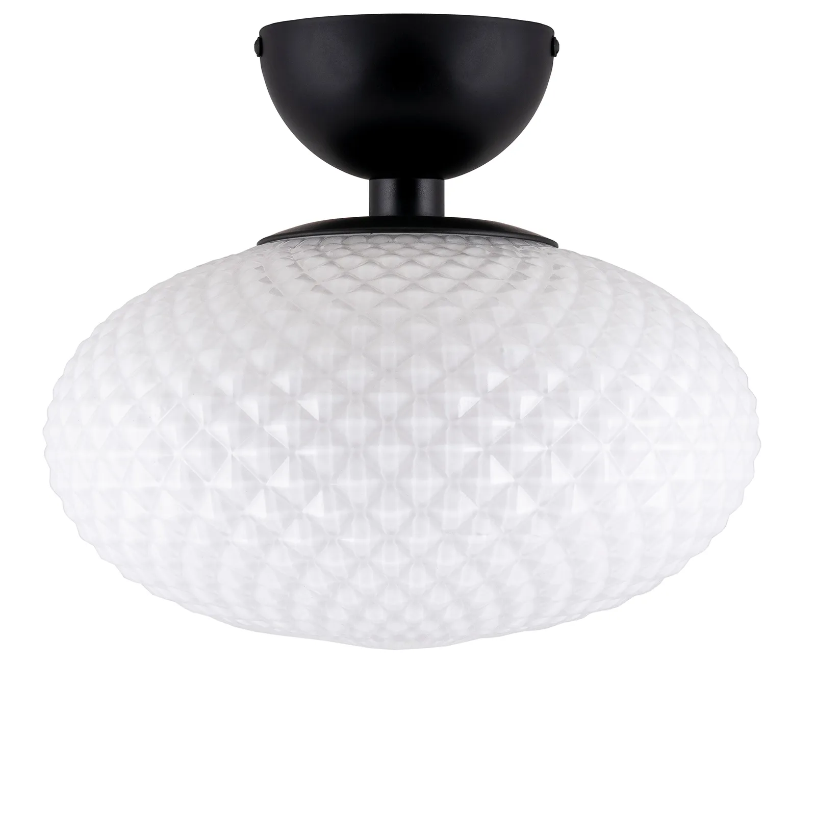 Plafón Jackson Ø28 cm, blanco-negro Globen Lighting