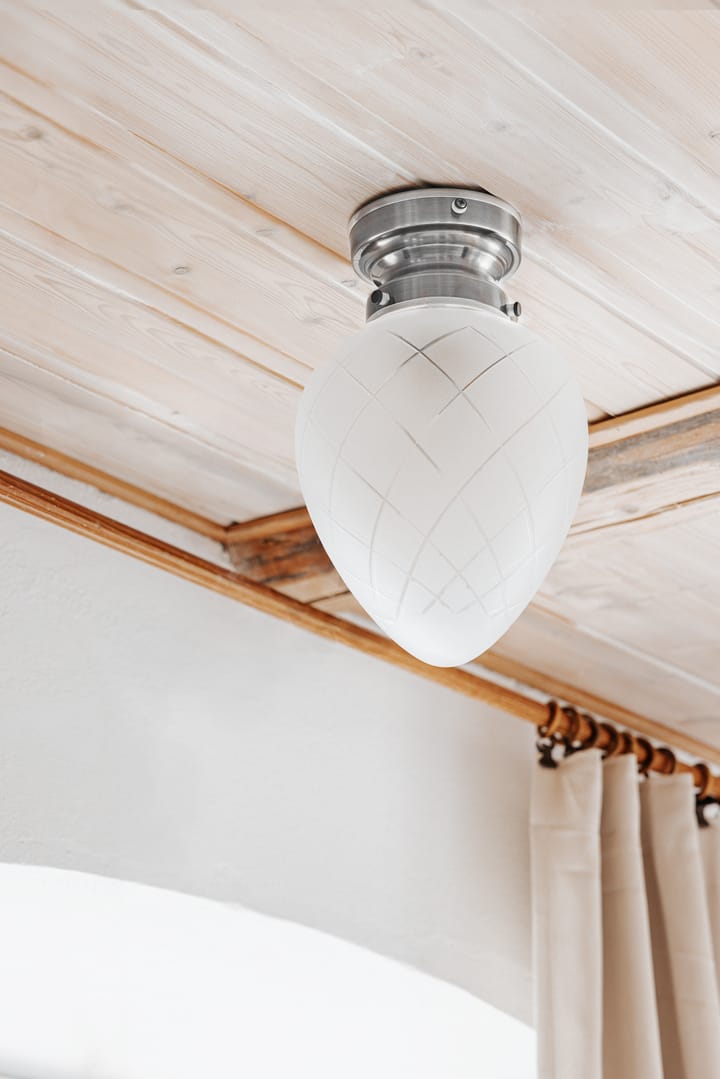 Plafón Juni IP44, Acero antiguo-claro Globen Lighting