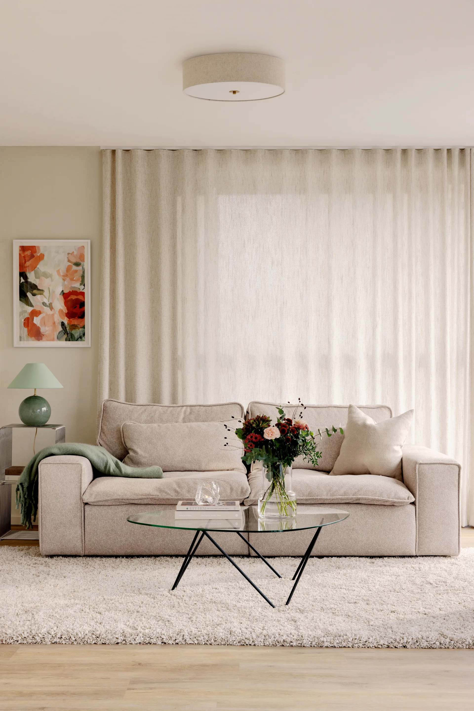 Plafón Noah 35, Beige Globen Lighting