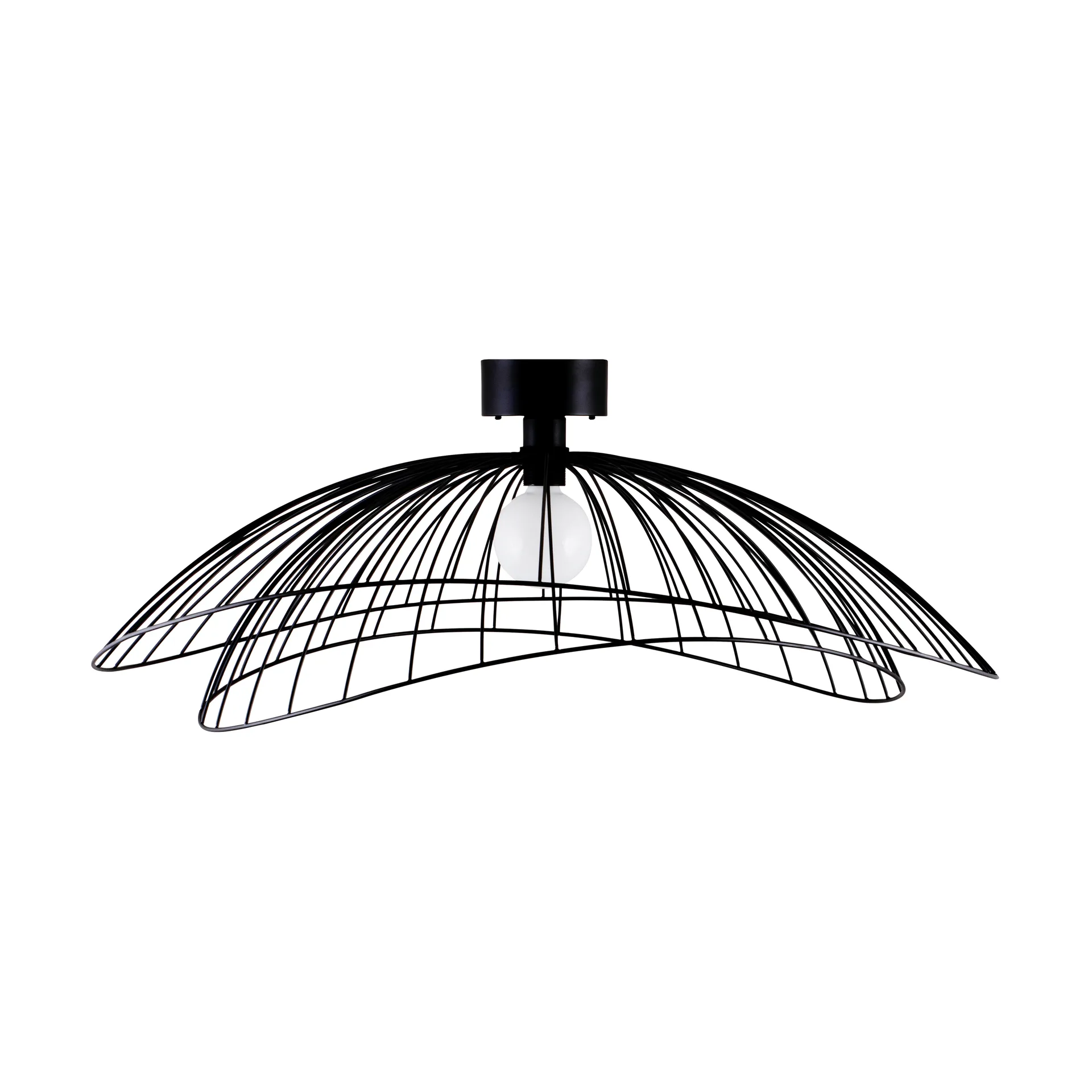 Plafón Ray Ø85 cm, Negro Globen Lighting