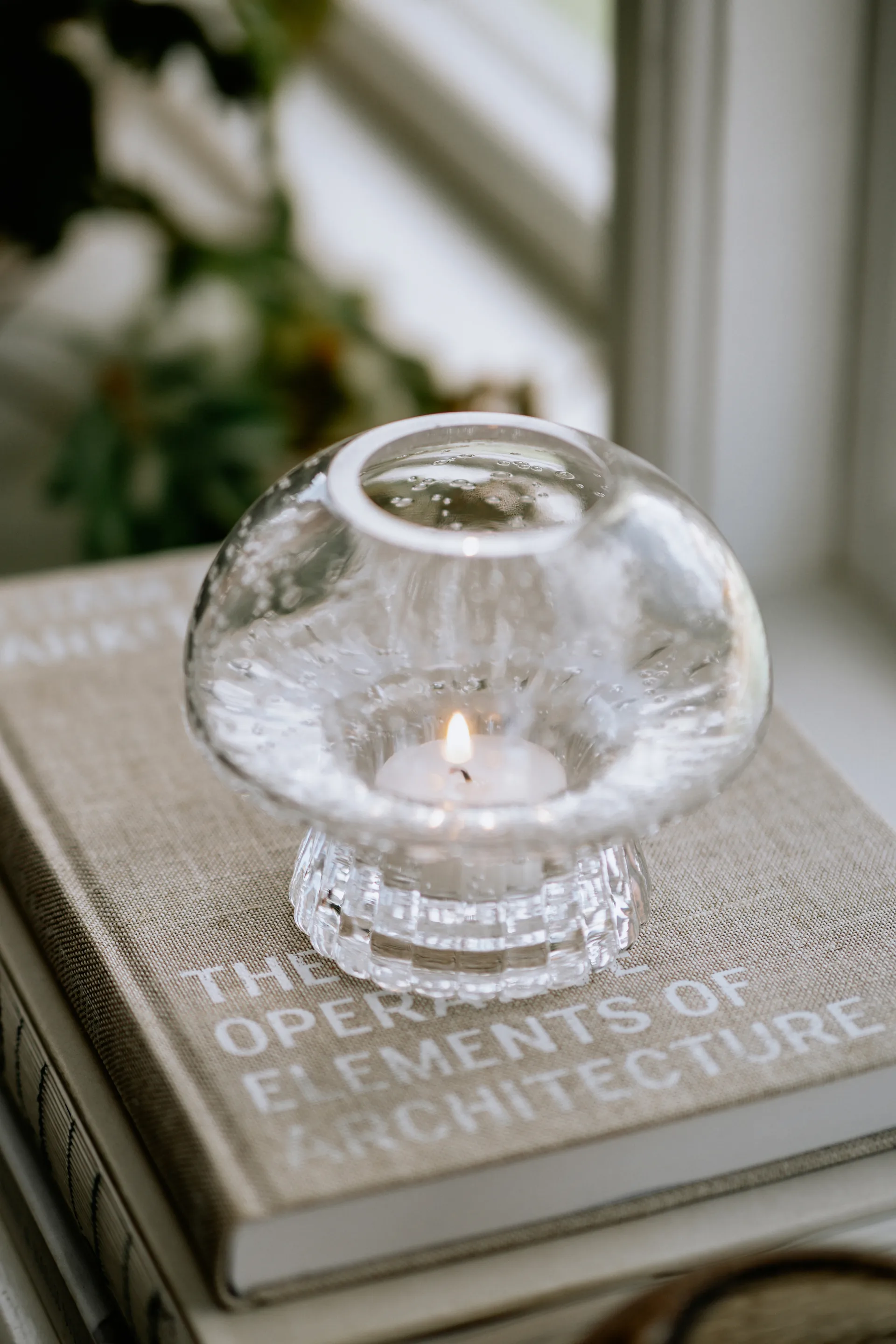 Portavelas para vela pequeña Fungo 12 Special Edition, Transparente Globen Lighting