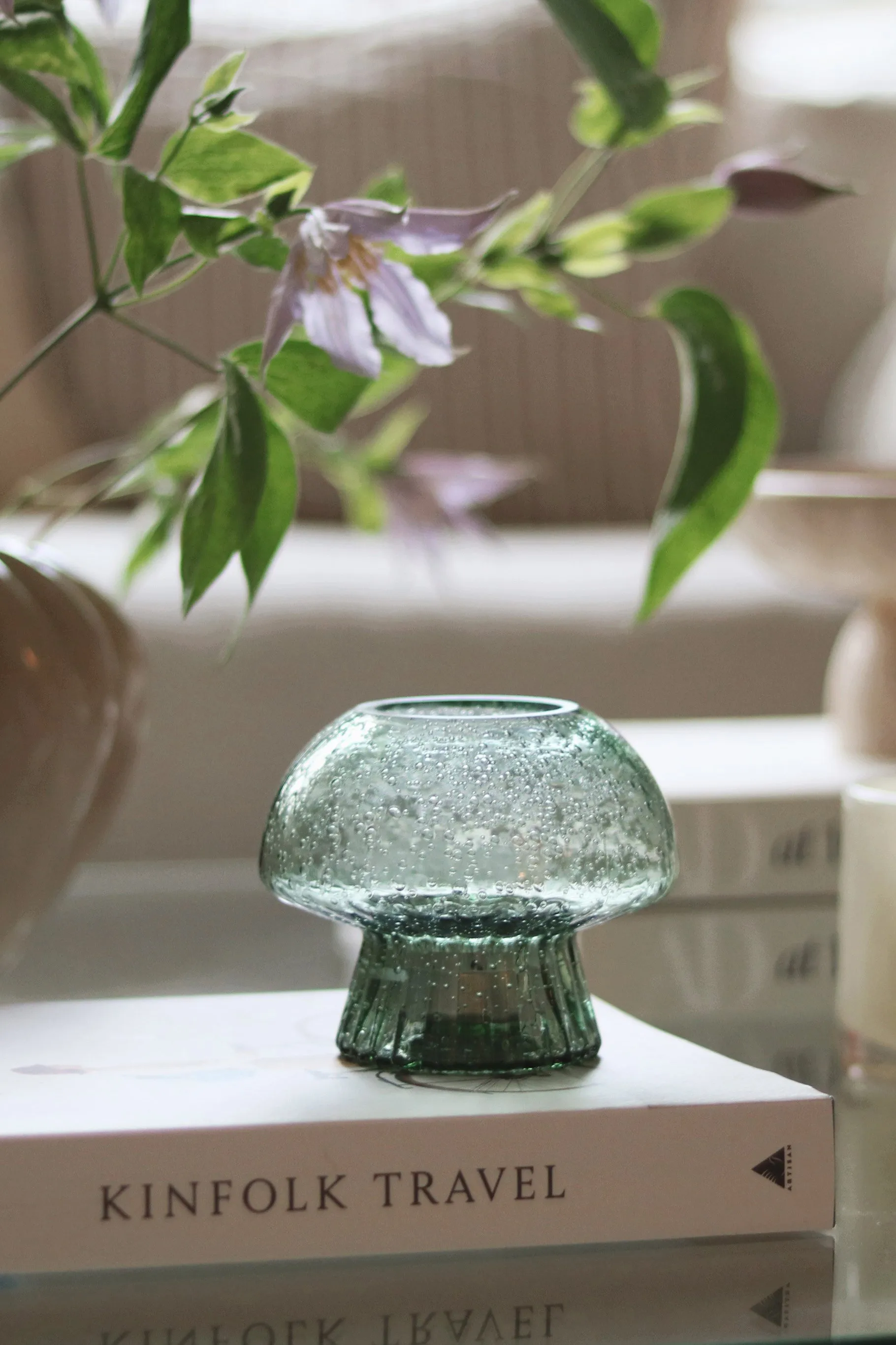 Portavelas para vela pequeña Fungo 12 Special Edition, Verde Globen Lighting