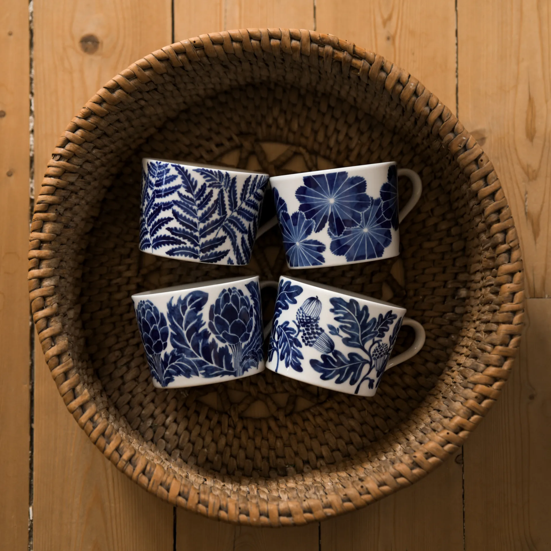 Taza Artichoke 24 cl, Azul Götefors Porslin