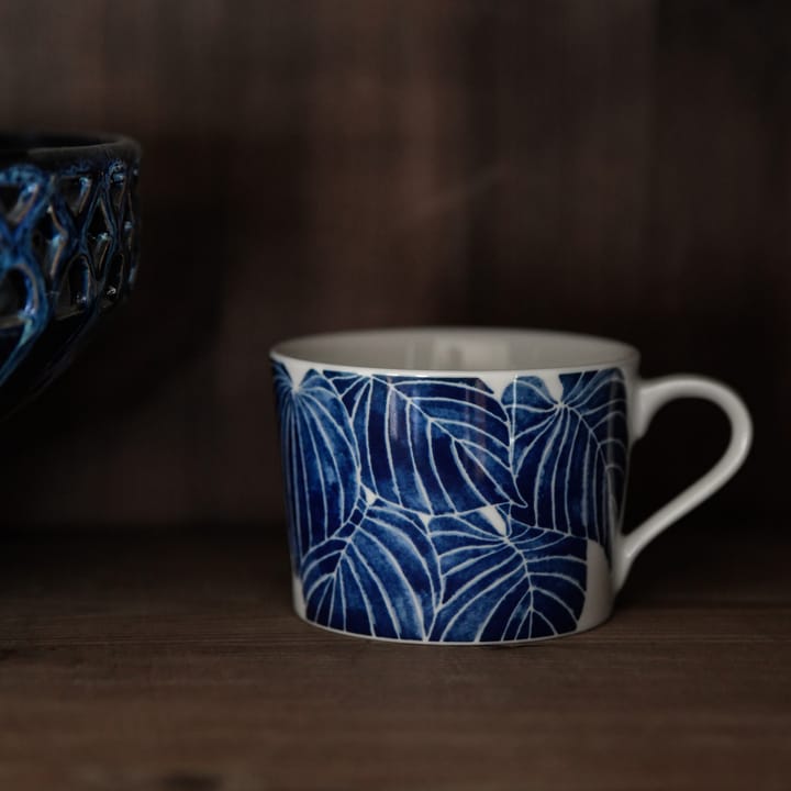 Taza con asa Botanica, Funkia Götefors Porslin