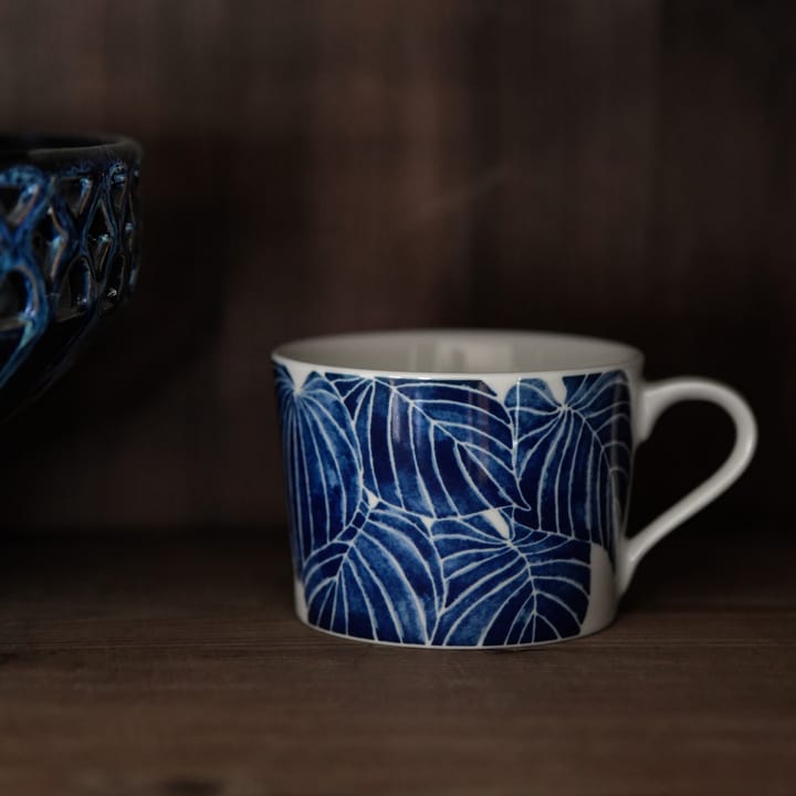 Taza con asa Botanica - Funkia - Götefors Porslin