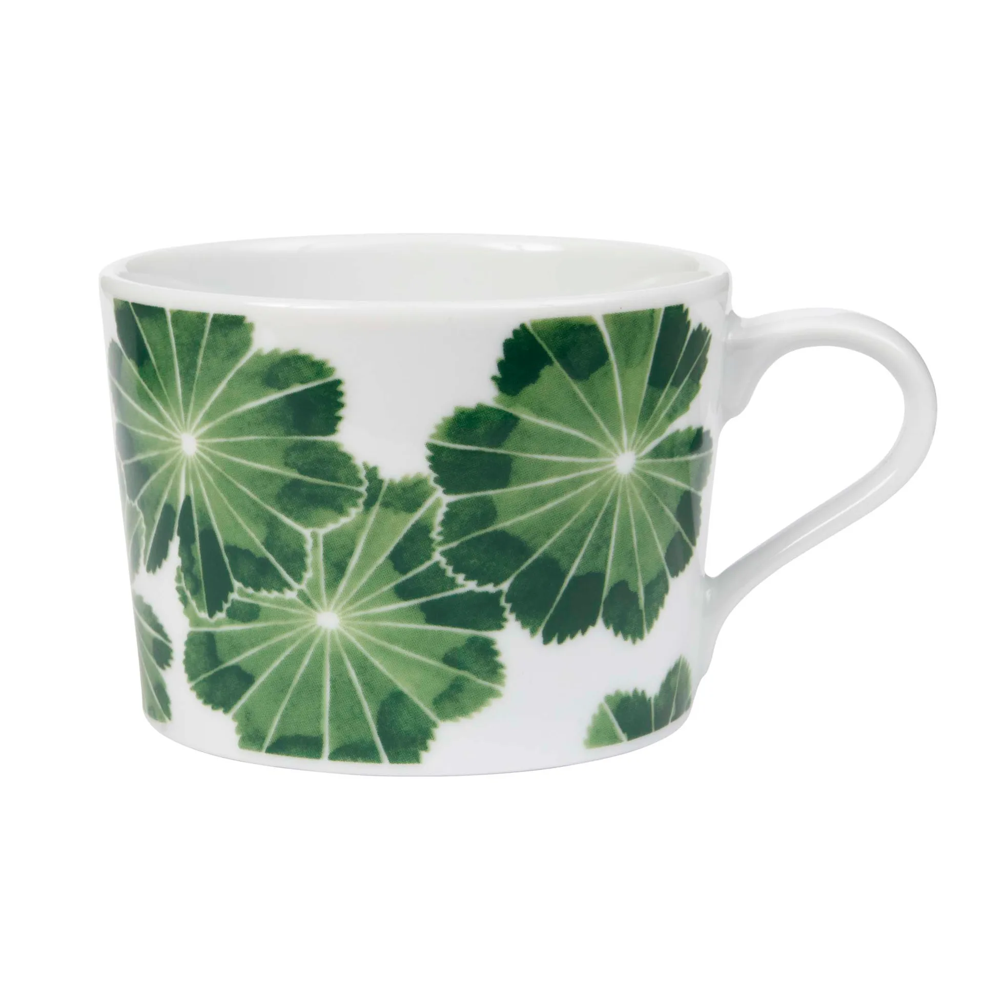 Taza con asa Botanica verde, Daggkåpa Götefors Porslin
