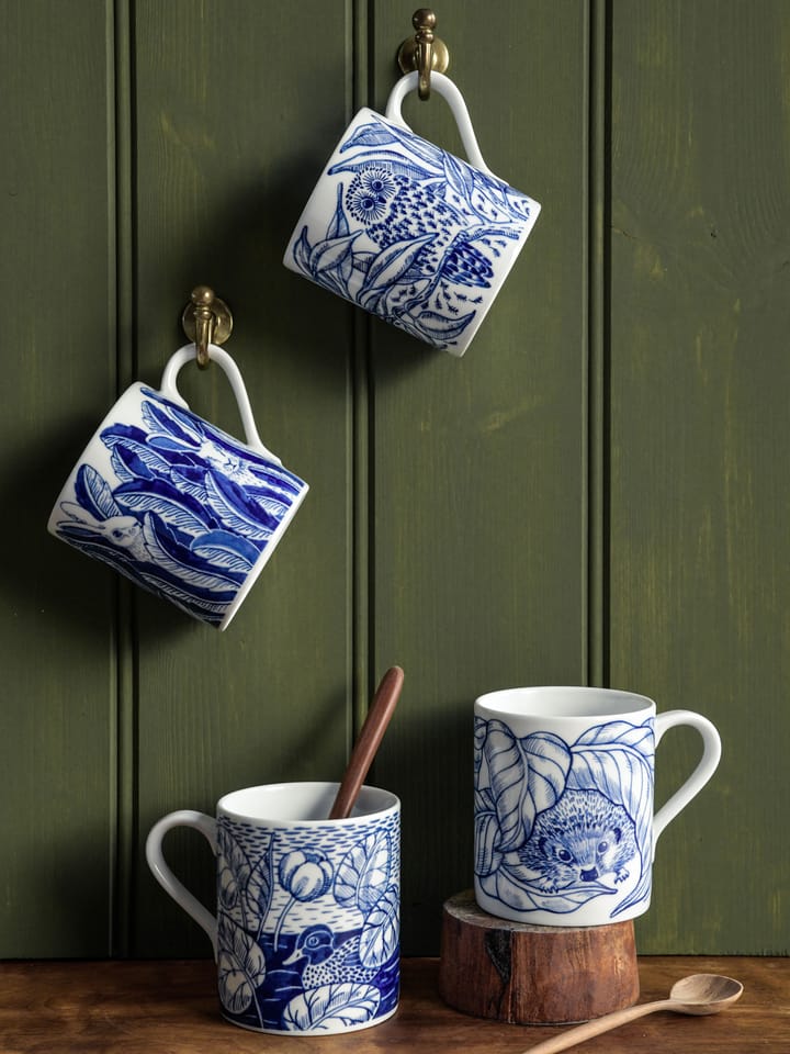 Taza Duck pond 35 cl, azul Götefors Porslin