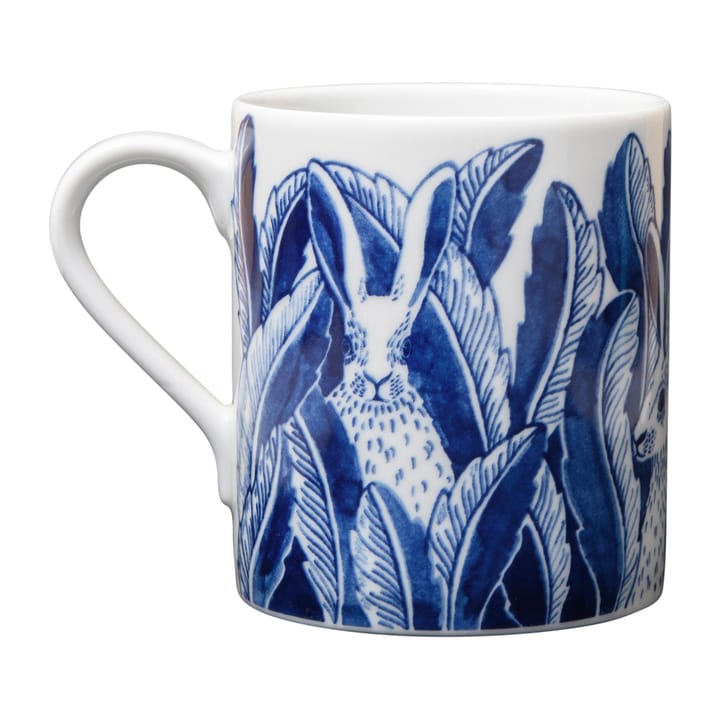 Taza Hares in hiding 35 cl, azul Götefors Porslin