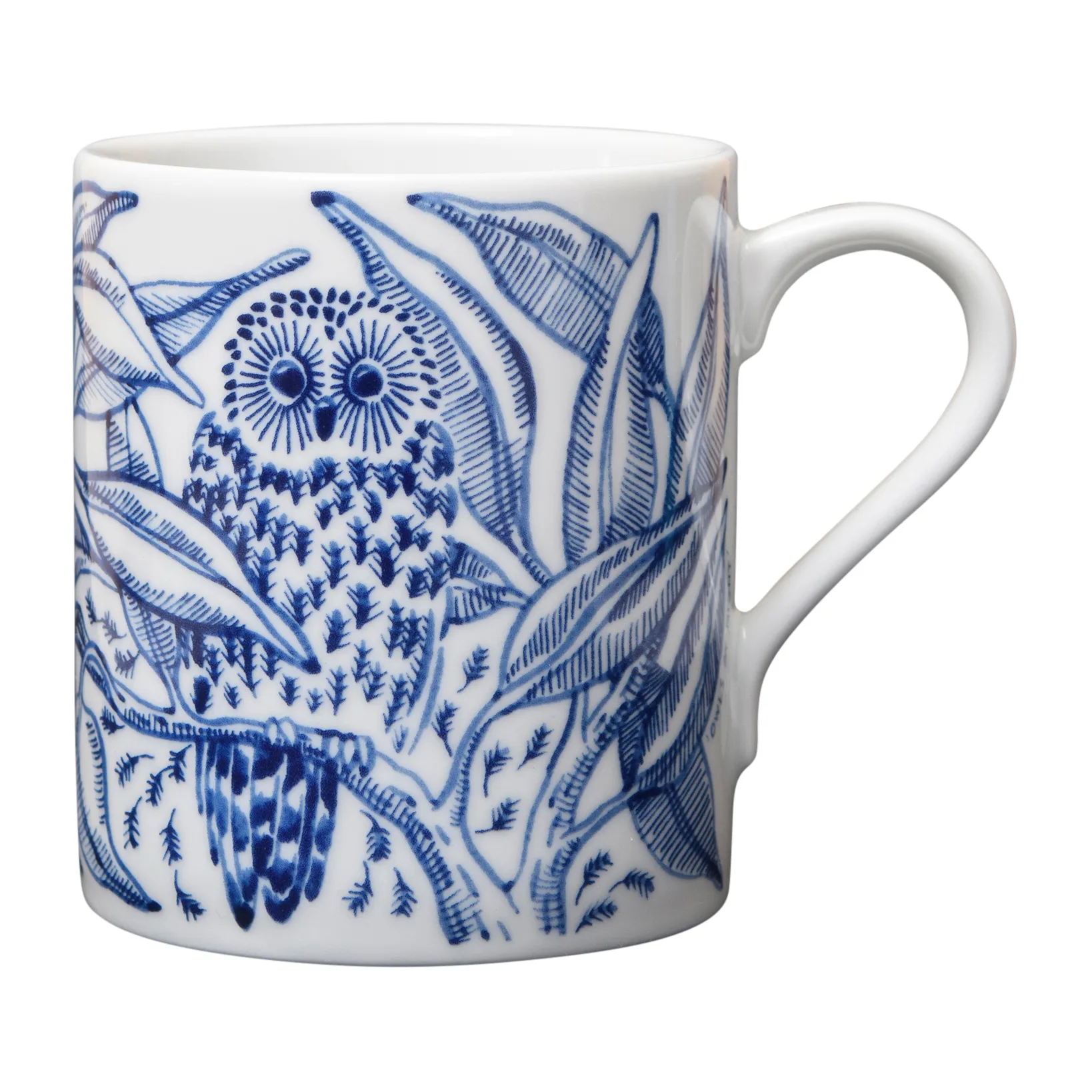 Taza Owls at night 35 cl, azul Götefors Porslin