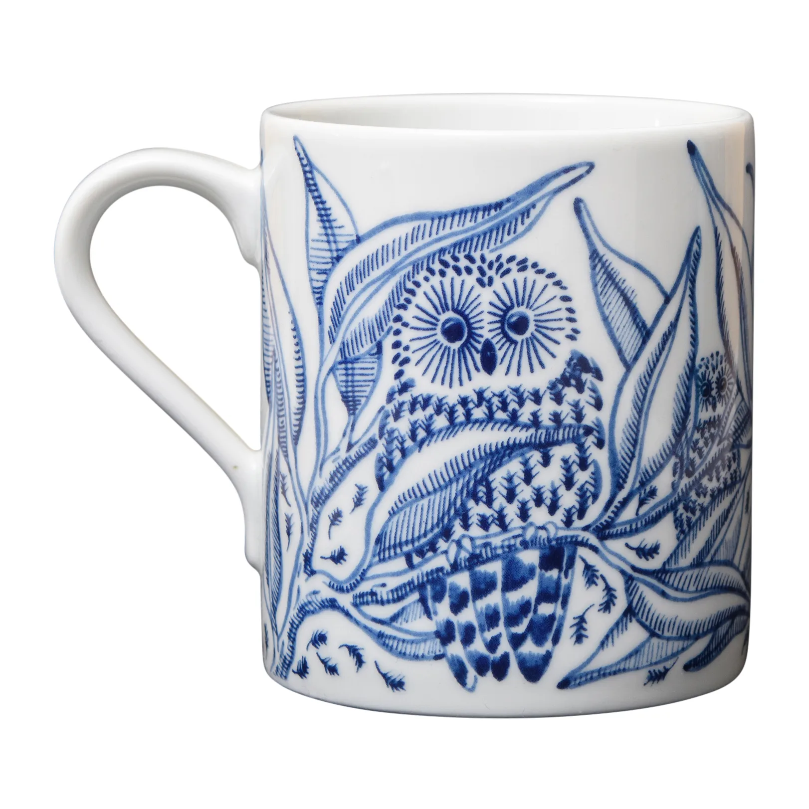 Taza Owls at night 35 cl, azul Götefors Porslin