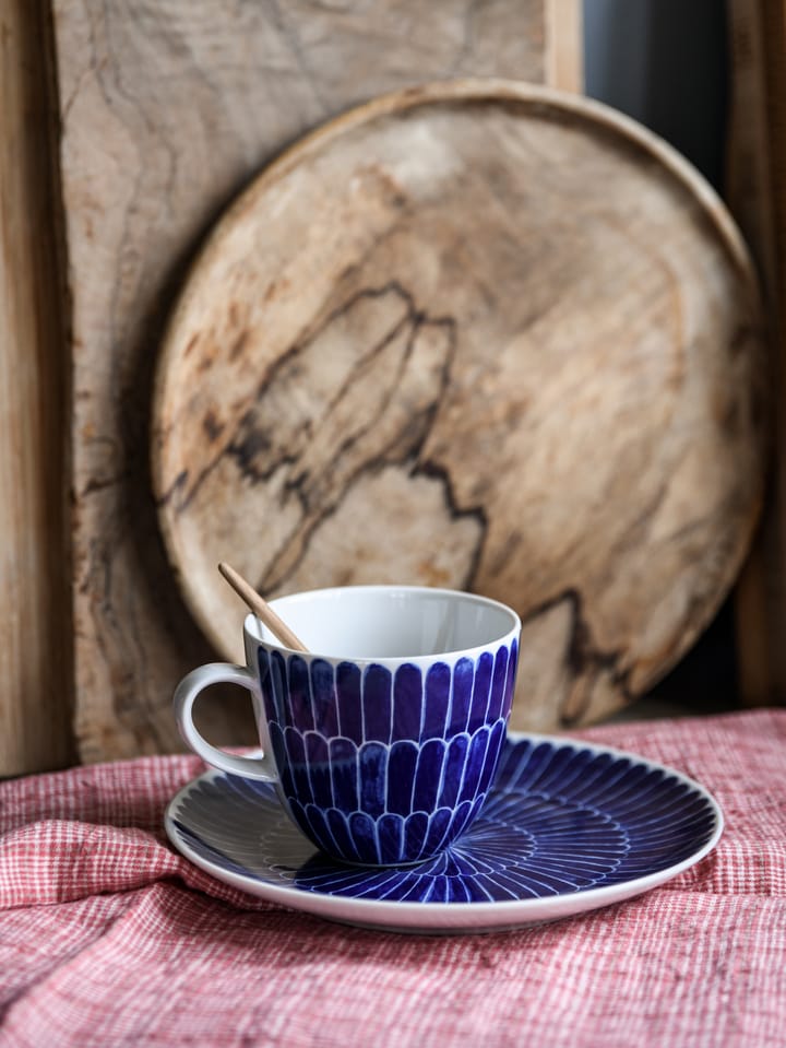 Taza Selma plumas azules, 41 cl Götefors Porslin