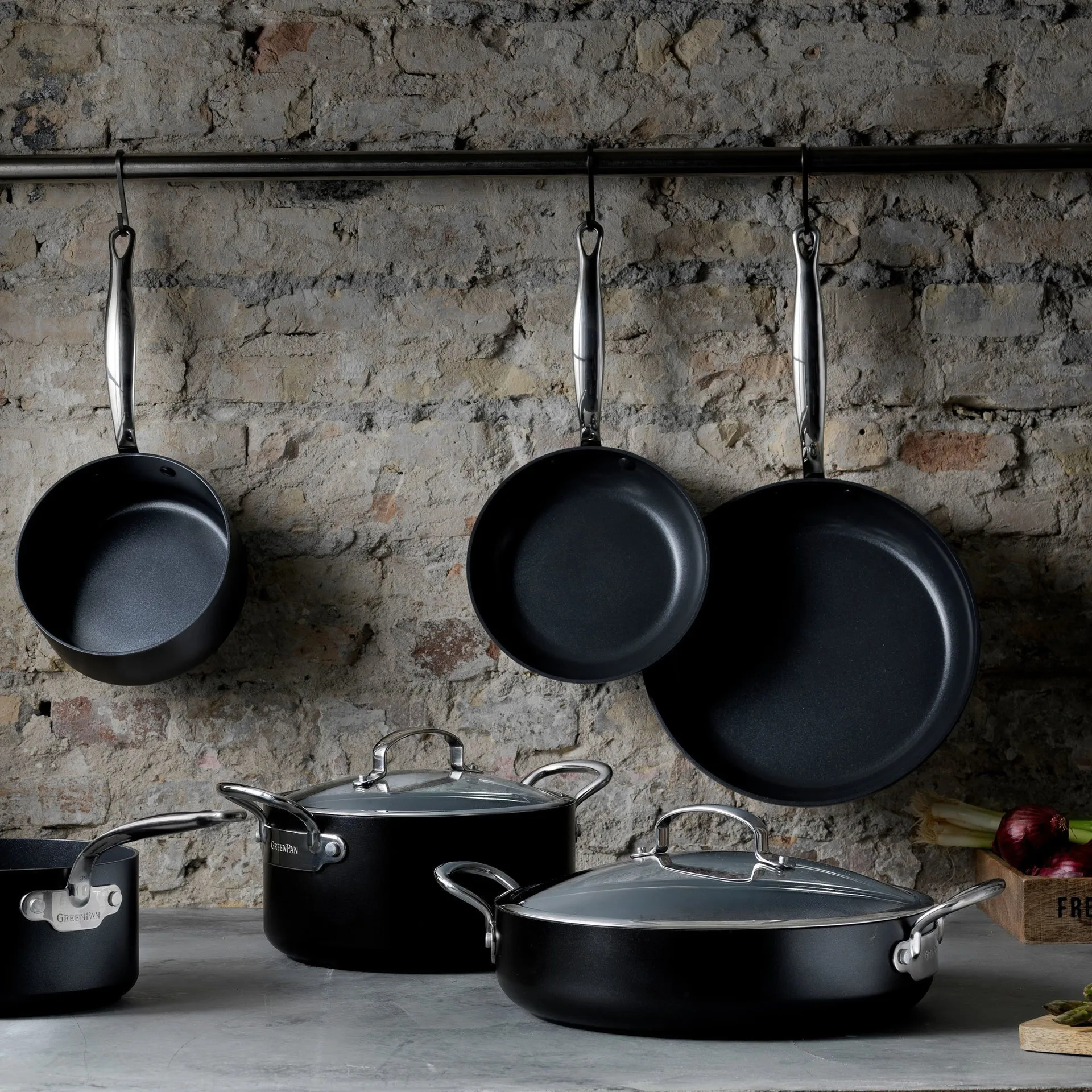 Sartén para saltear con tapa Barcelona, 30 cm GreenPan