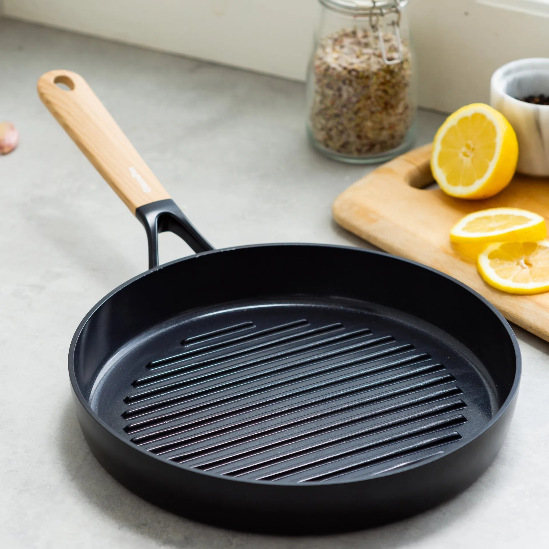 Sartén plancha Eco Smartshape 28 cm, Light wood GreenPan