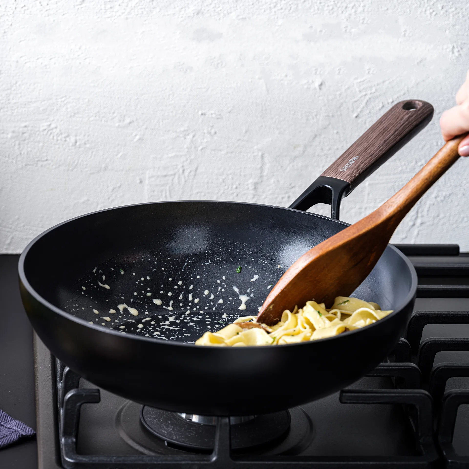 Sartén wok Eco Smartshape 28 cm, Dark wood GreenPan