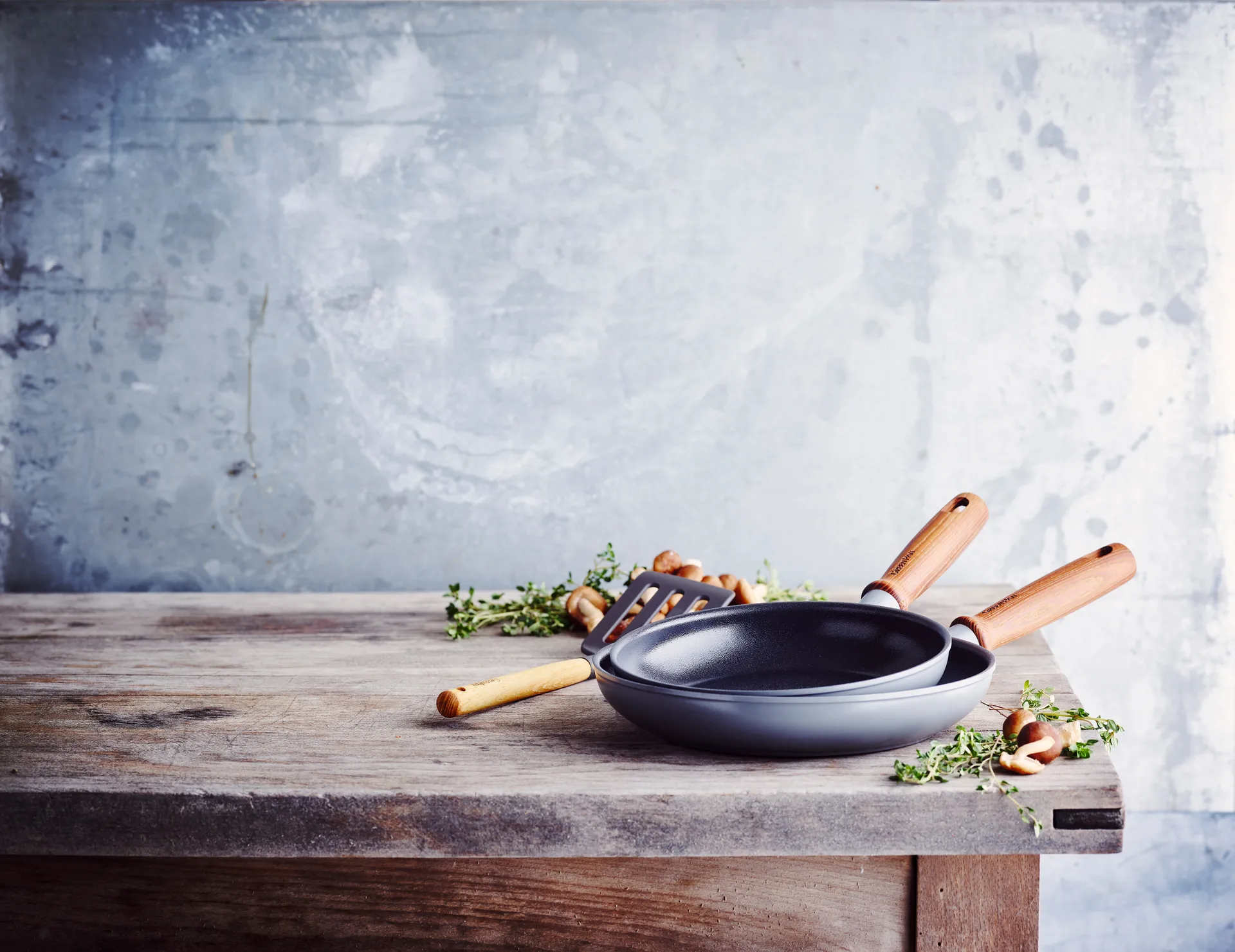 Set de sartenes + espátula Mayflower Pro, 3 piezas GreenPan