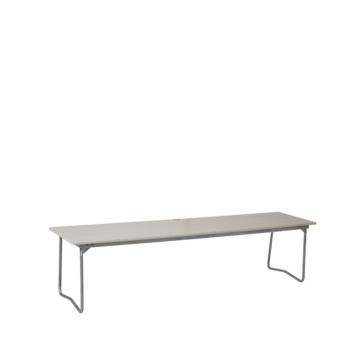 Banco 9 - Roble blanco lacado-170 cm-estructura galvanizada en caliente - Grythyttan Stålmöbler