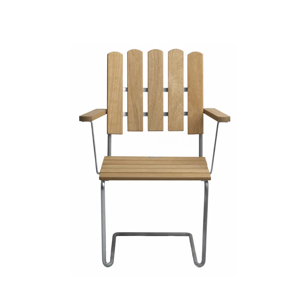 Butaca A2, Roble aceitado - estructura galvanizada en caliente Grythyttan Stålmöbler