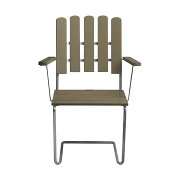 Butaca A2 - Verde claro roble-acero galvanizado - Grythyttan Stålmöbler