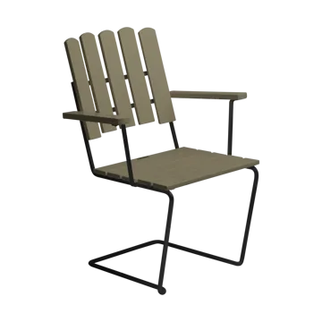 Butaca A2 - Verde claro roble-negro - Grythyttan Stålmöbler