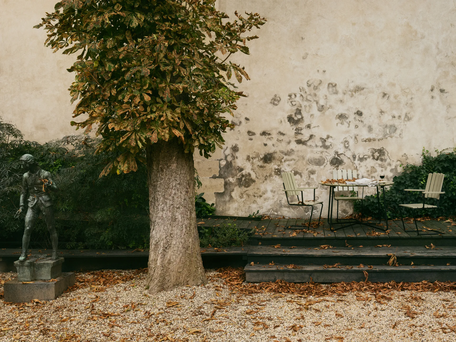 Butaca A2, Verde claro roble-negro Grythyttan Stålmöbler