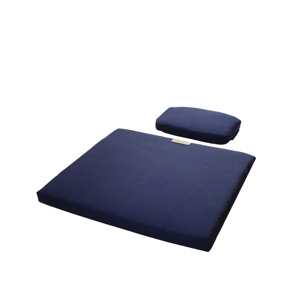 Conjunto de cojines para cuello y asiento A3, Sunbrella azul Grythyttan Stålmöbler