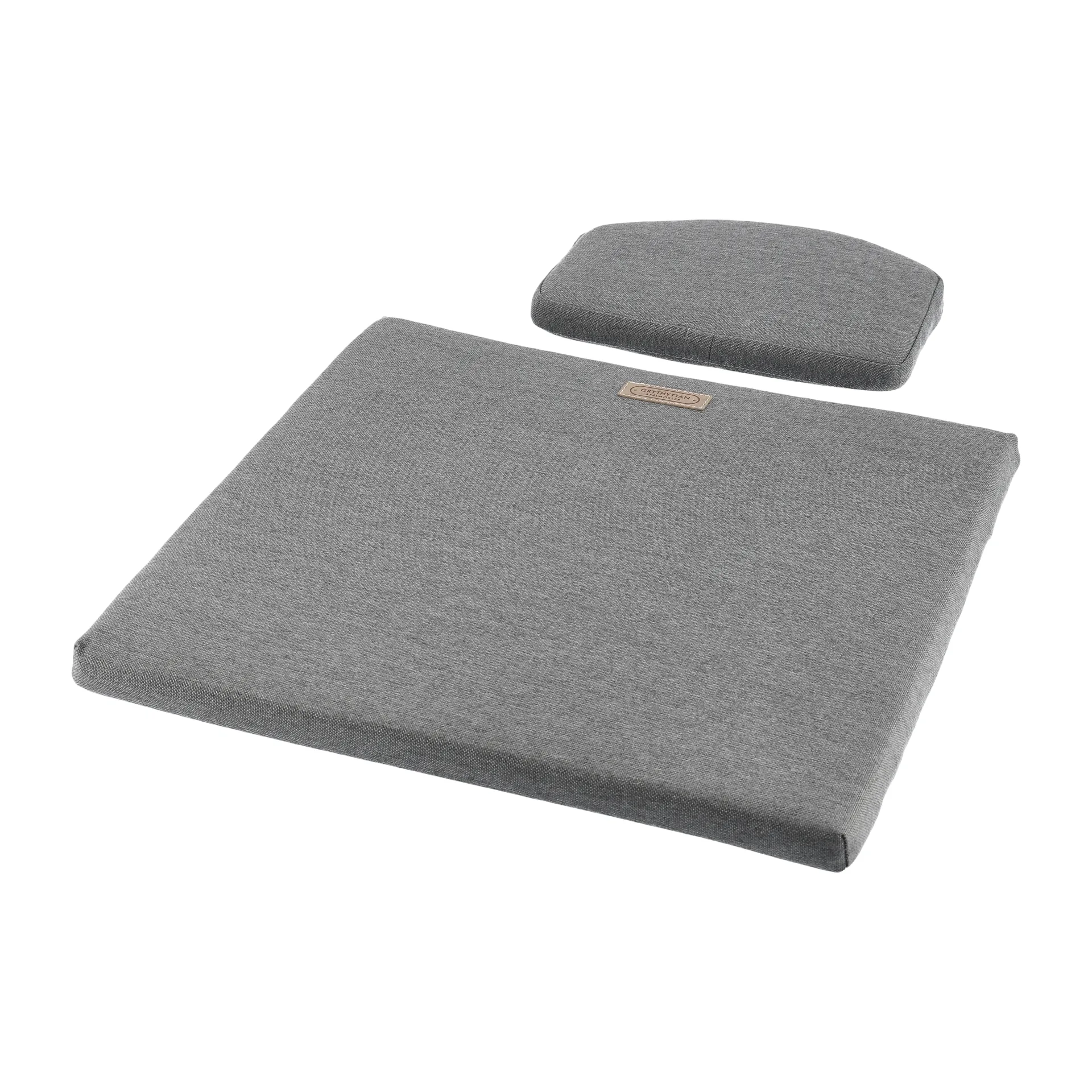 Conjunto de cojines para cuello y asiento A3, Sunbrella gris Grythyttan Stålmöbler