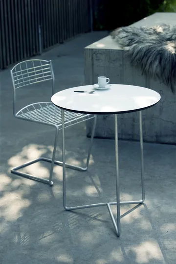 Conjunto de mesa y sillas High Tech - Ø60 cm - Grythyttan Stålmöbler
