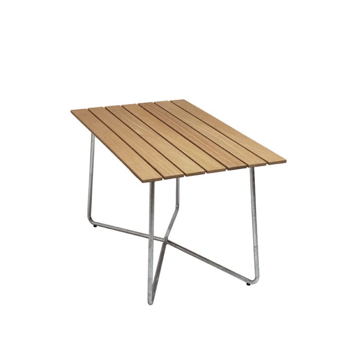 Mesa B25A - Roble aceitado - estructura galvanizada en caliente - Grythyttan Stålmöbler